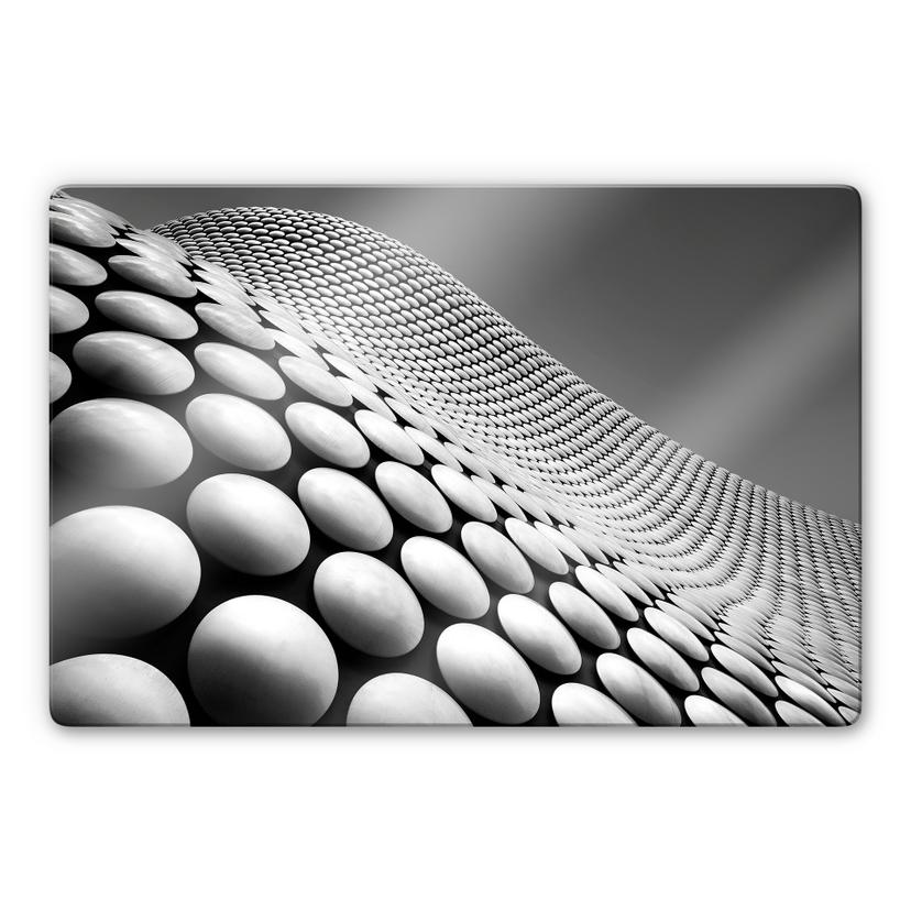 Glasschilderij Wride - Curve