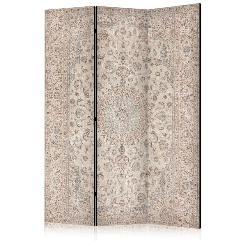 Paravent, Raumteiler freistehend, Trennwand - Desert Nights - Ornamented Persian Carpet in Muted Col
