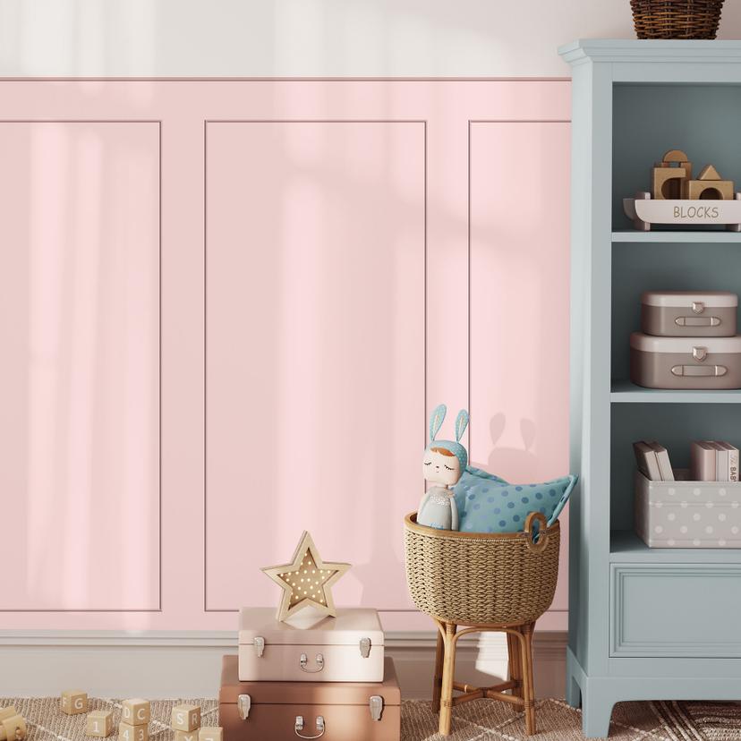 Pannelli murali rivestimento murale rosé con cornice