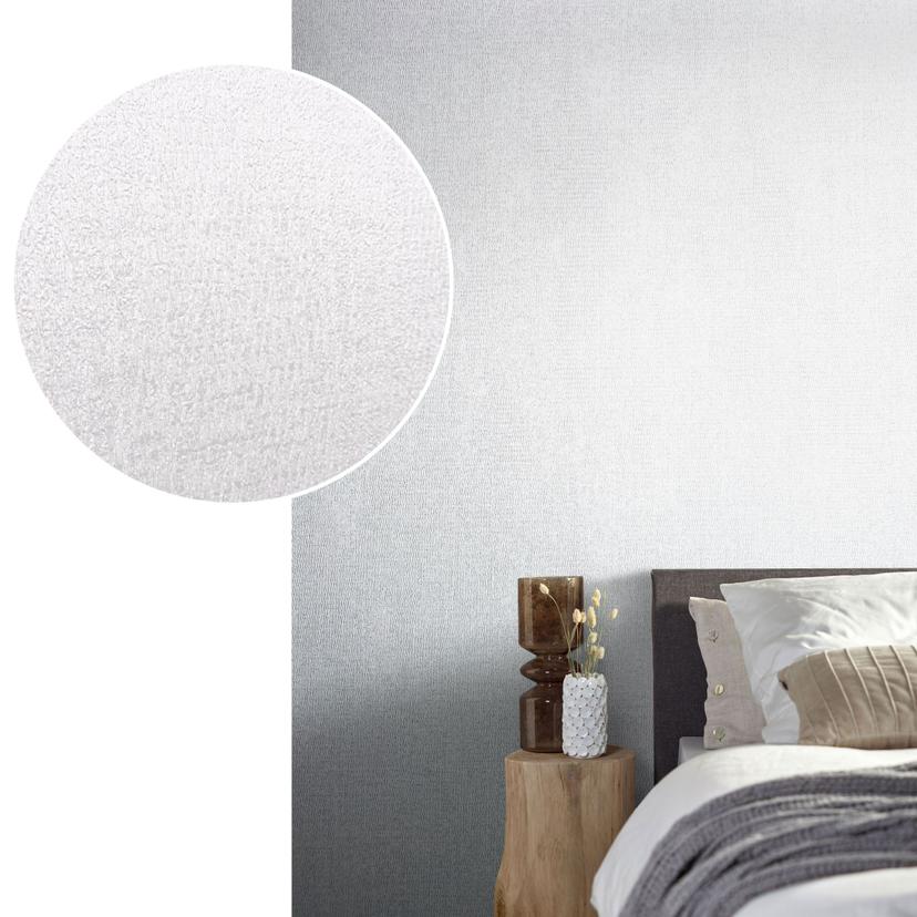 tekstureret non-woven tapet Natural Opulence hvid