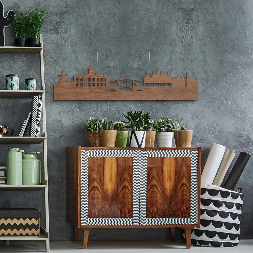 Decoro in legno – Skyline Amsterdam