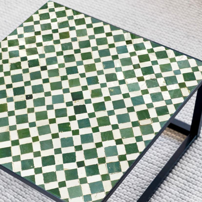 Plateau de table en verre - Mosaiques 02 - Carré