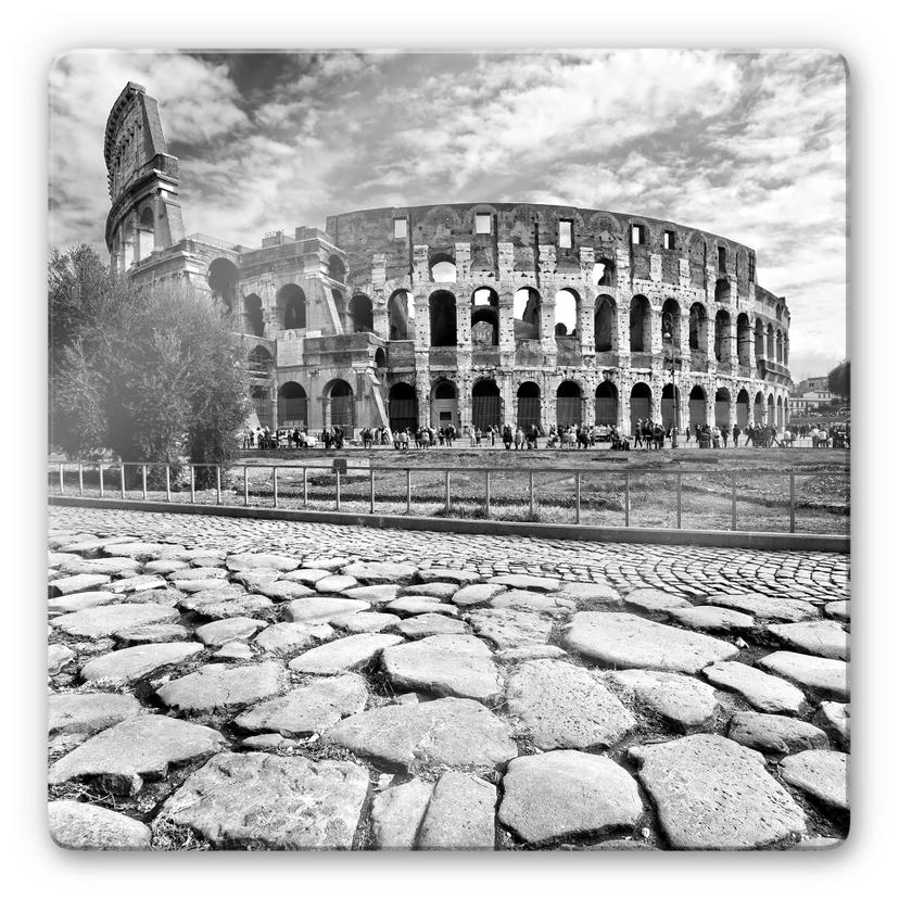 Tableau en verre - Colosseum - carré