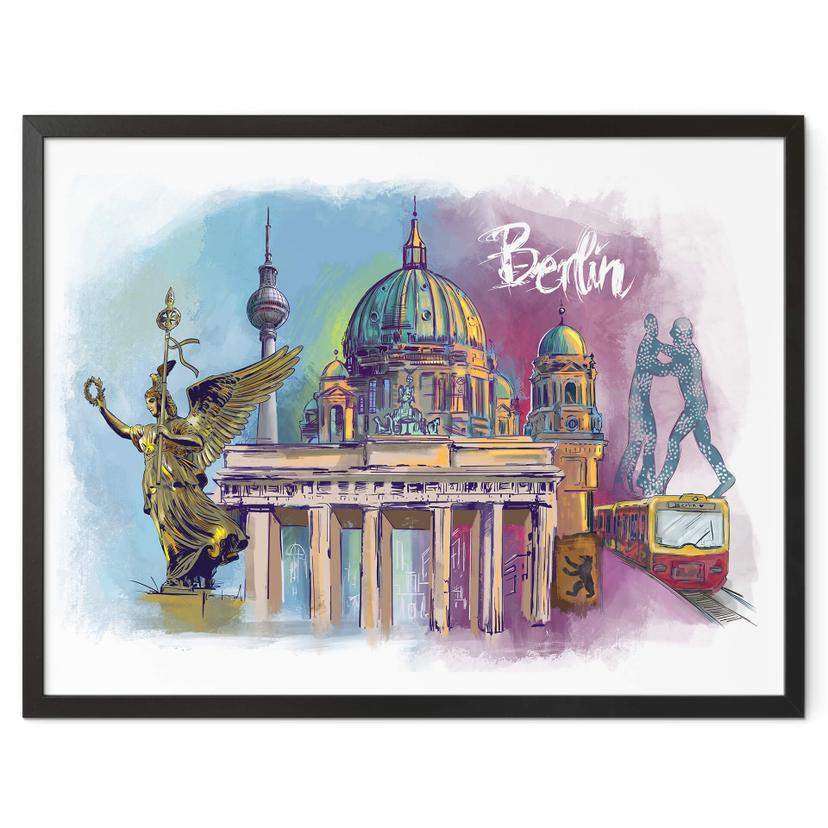 Poster Love your City - Berlin