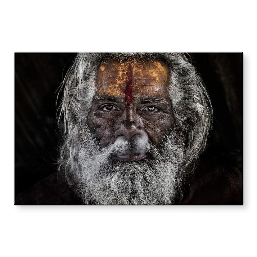Akrylbillede Kuesta - Spiritualitet hos en sadhu i Indien