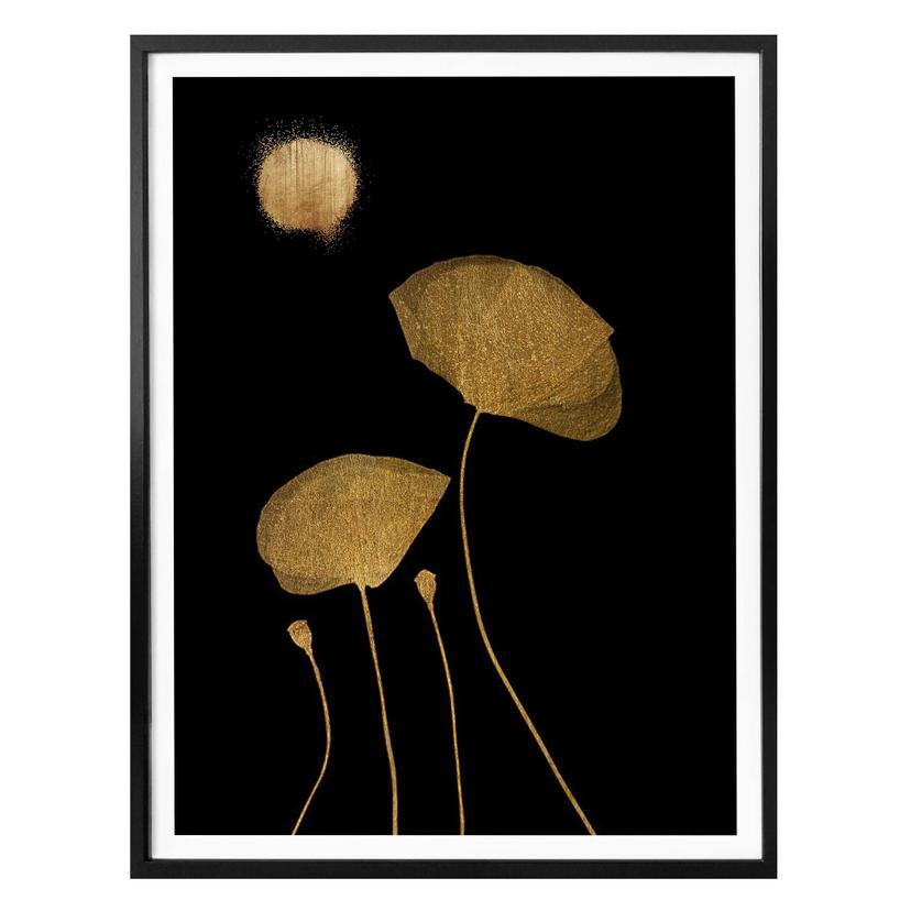 Póster Kubistika - Bailarina a la luz de la luna
