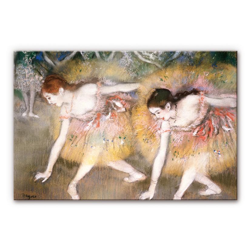 Akrylbillede Degas - Bøjende ballerinaer
