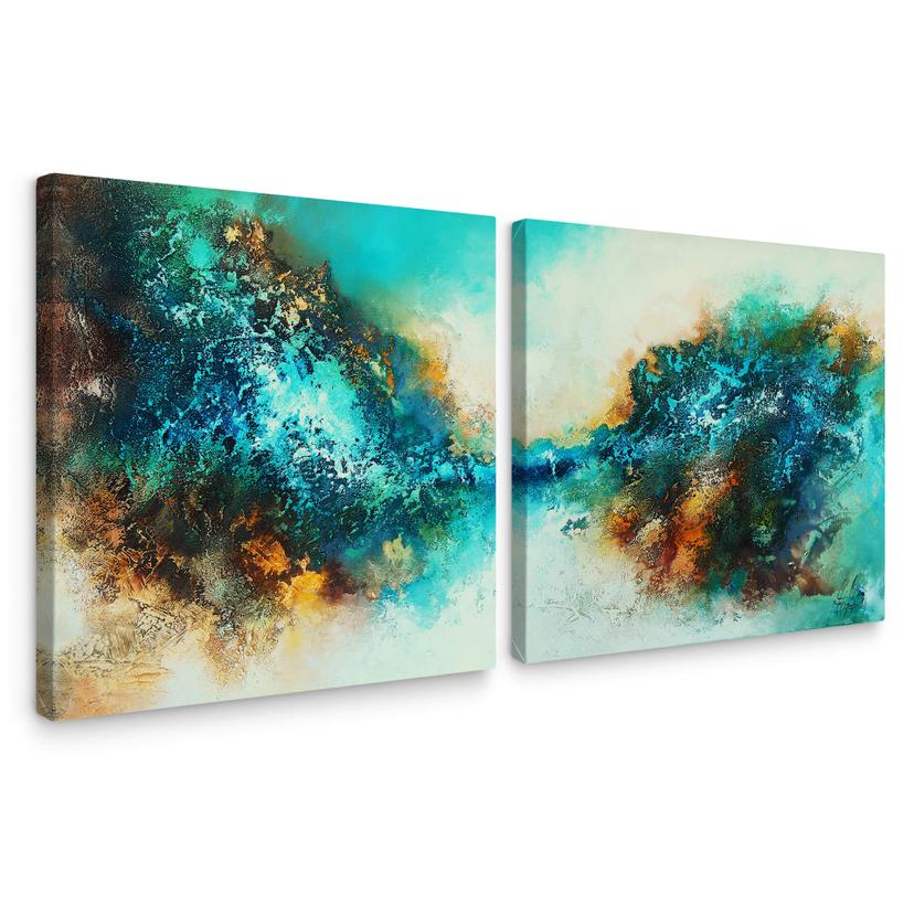 Tableau sur toile Fedrau - Dans l'empire de Neptune (2 parties)