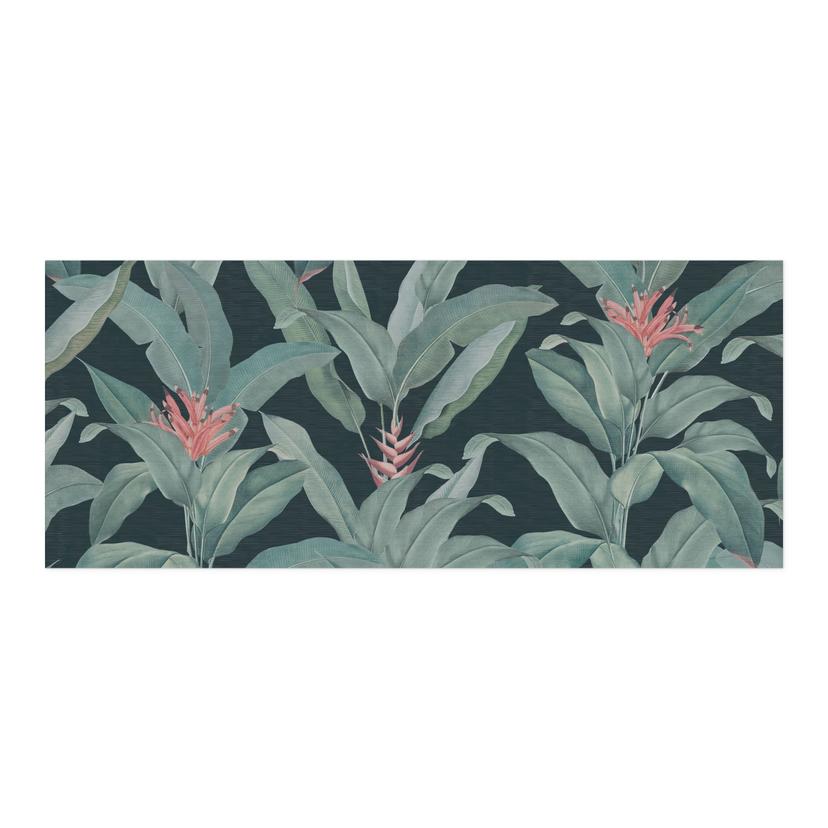 Rivestimento cucina autoadesivo Urban Jungle Tropical Leaves Green - Bloomery Decor
