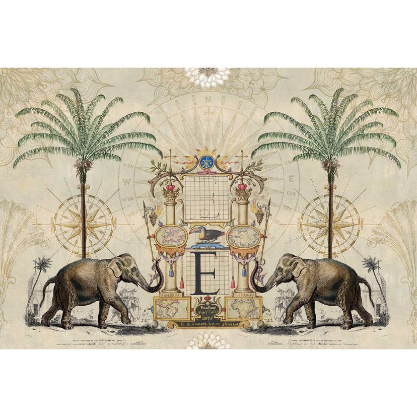 Livingwalls Fotobehang ARTist Nostalgic Elephant