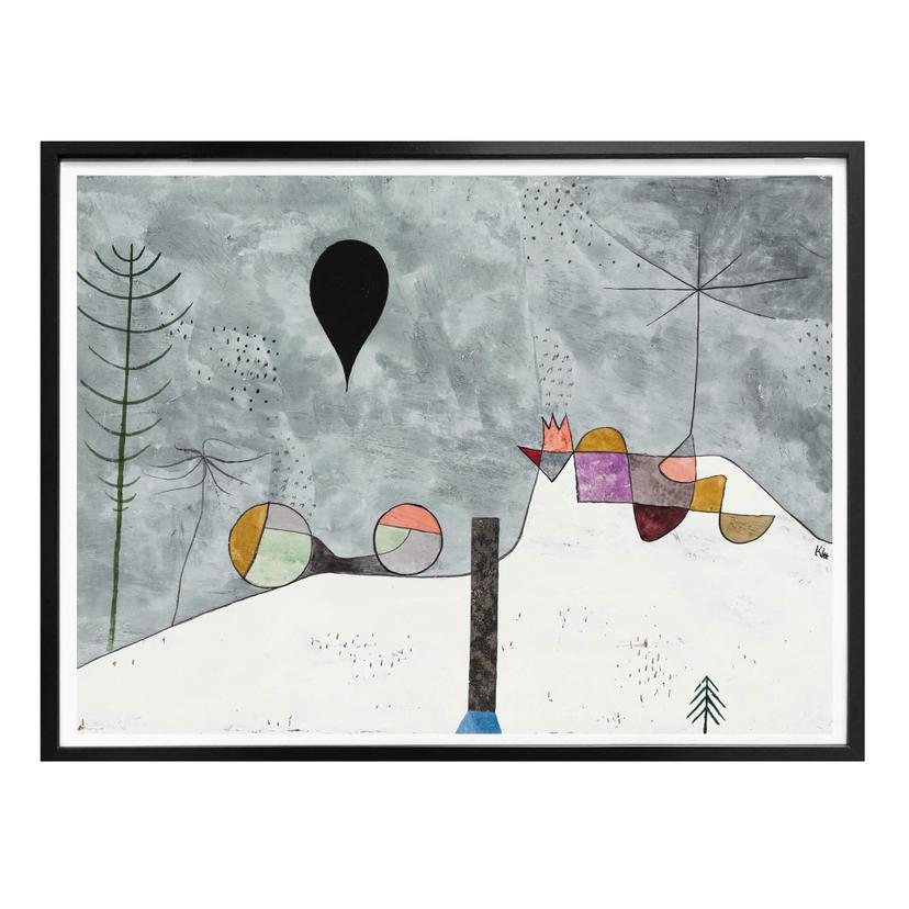 Poster Klee - Tableau hivernal