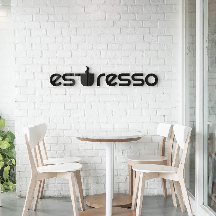 Letras acrílicas Espresso