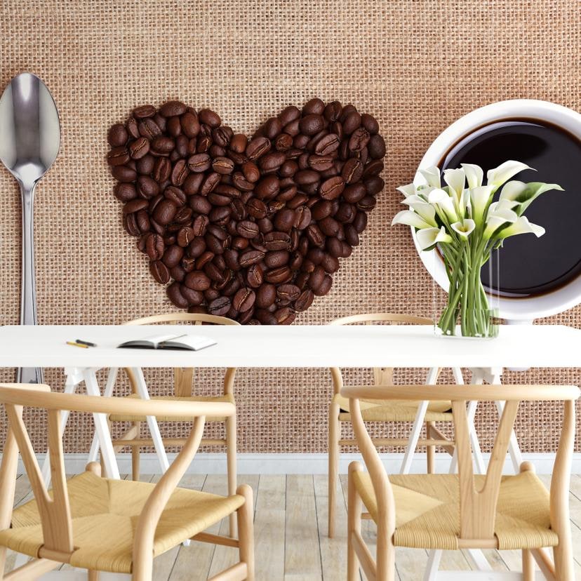 I love coffee tapet
