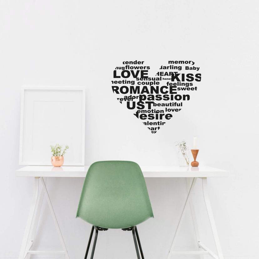 Wallsticker - Hjerte