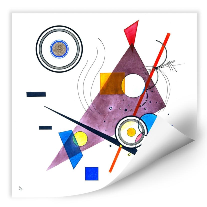 Zelfklevende Poster Kandinsky - Compositie