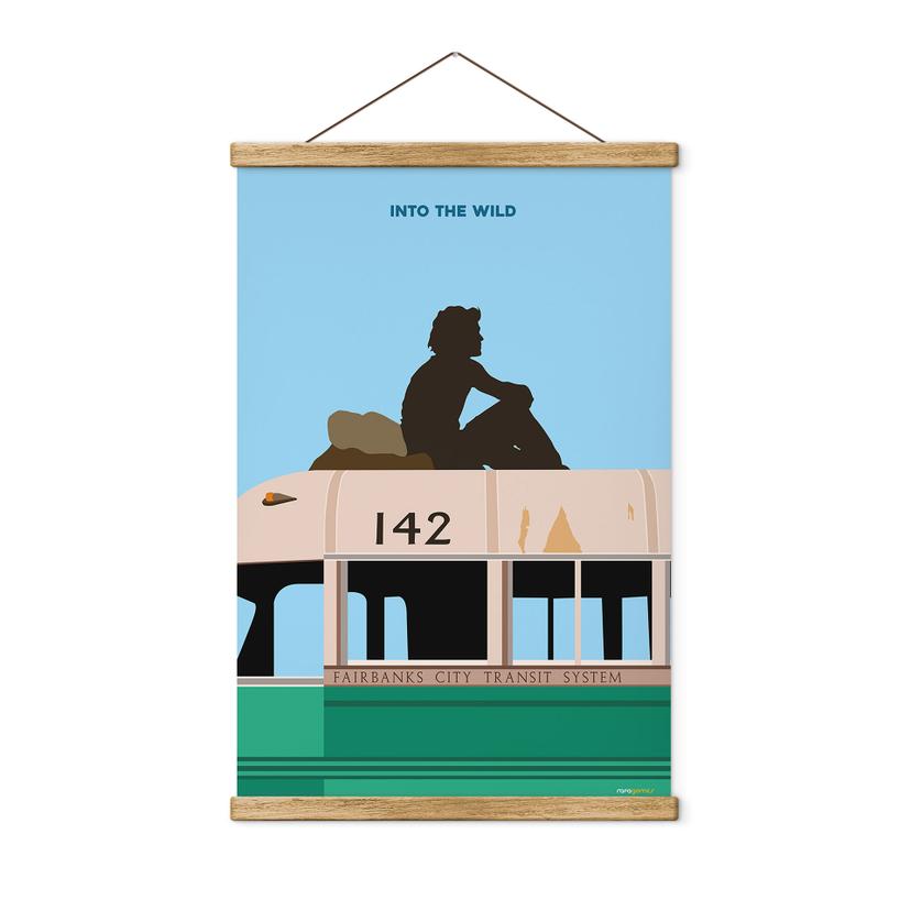 Tekstil plakat Inspireret af filmen "Into the Wild" - Gomes