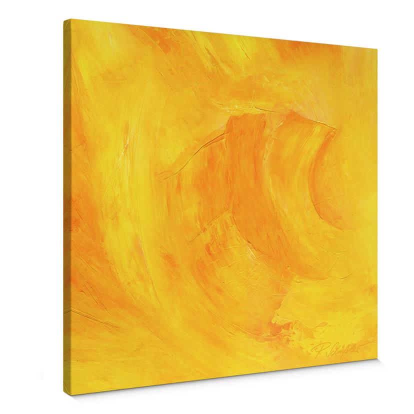 Canvasbillede - Schüßler - Solarplexus - kvadratisk