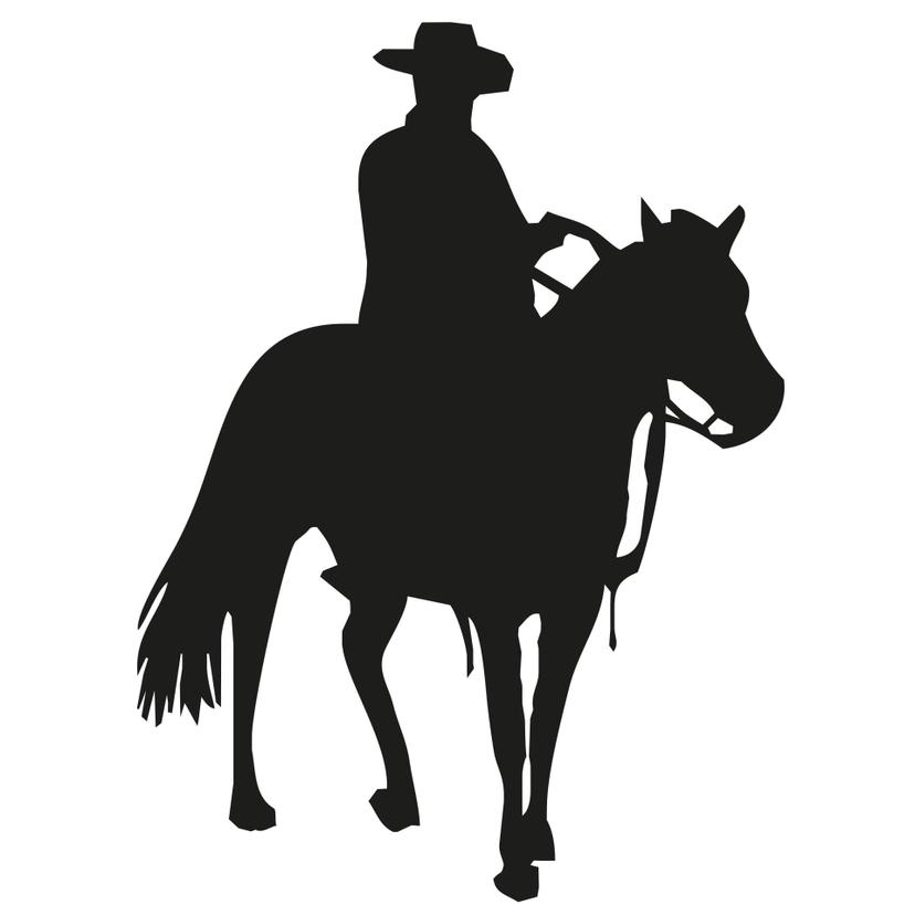 Sticker mural - Cowboy 3