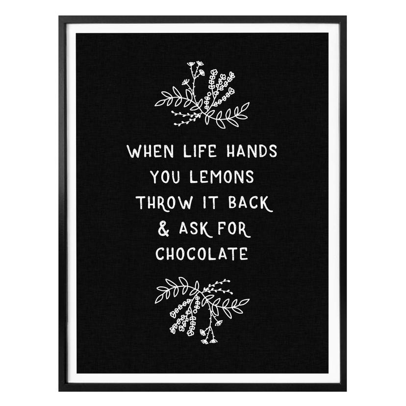 Plakat - When life hands you lemons