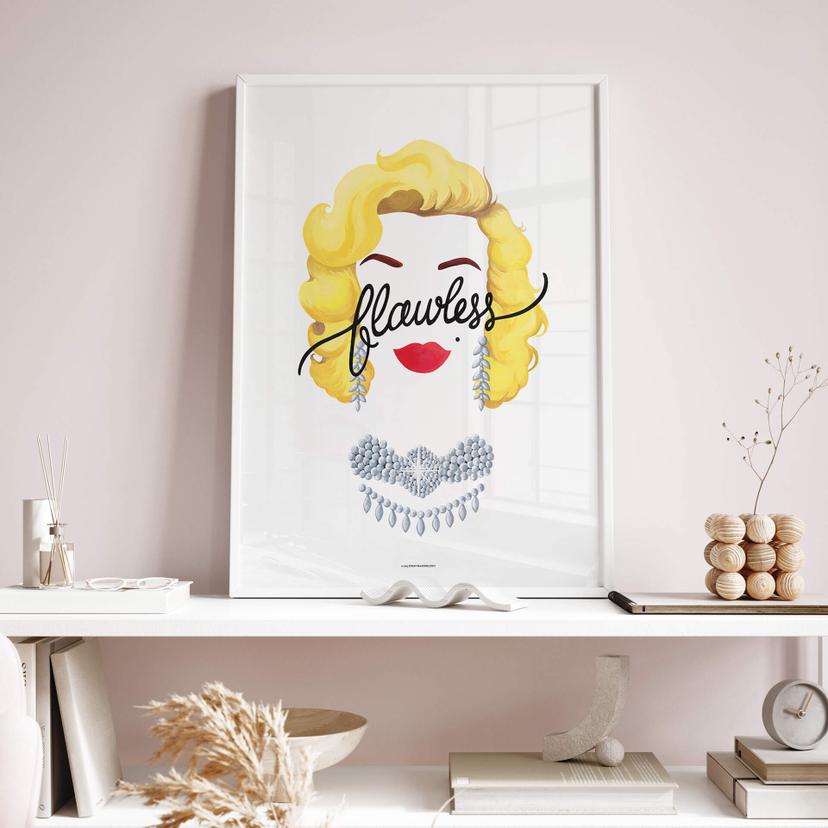 Poster Tohmé - Flawless Marilyn