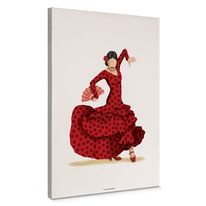Lienzo Tohmé - Flamenco