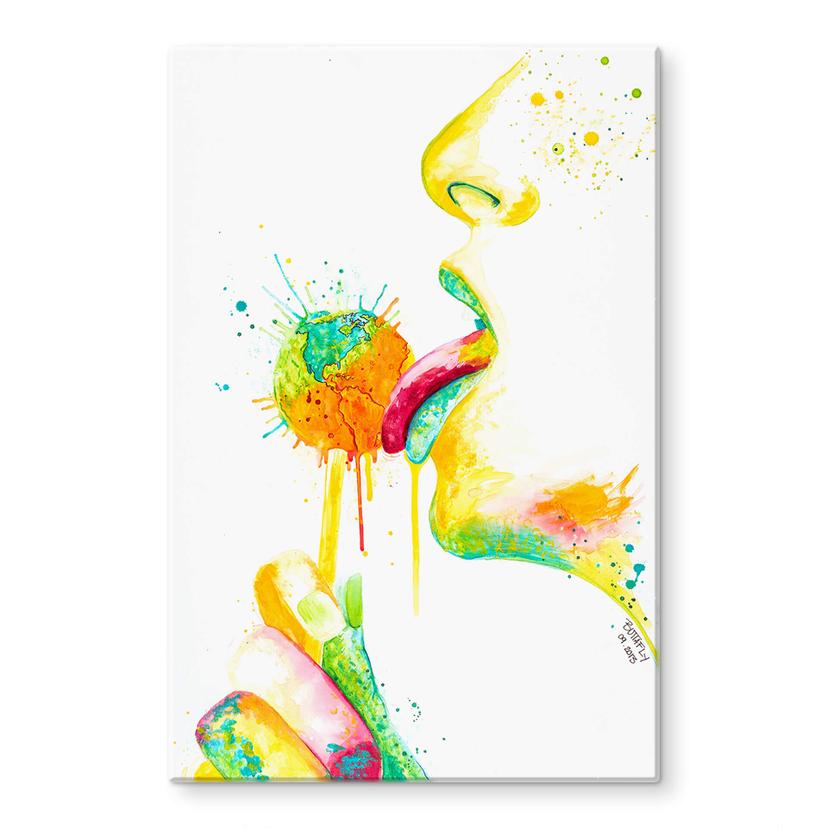 Tableau en verre - Buttafly - Lollipop