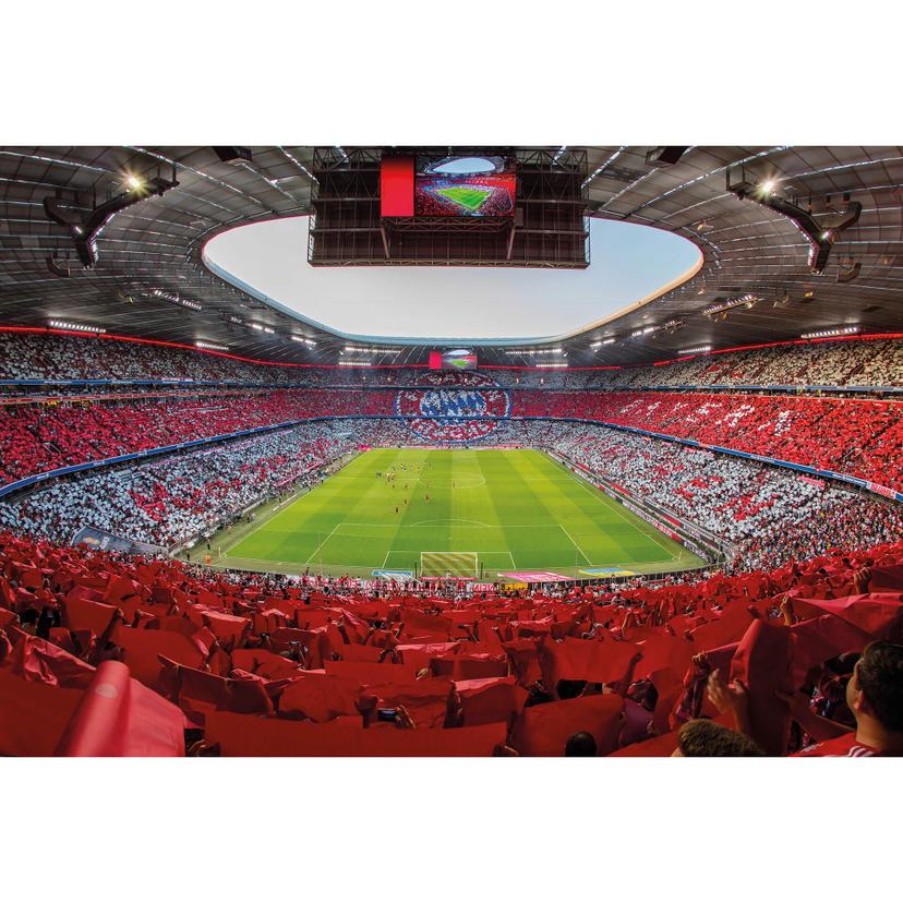 Fotomurale Stadio FCB Rosso Bianco