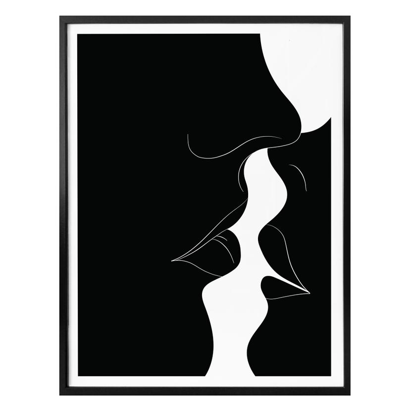Póster Creadores Nórdicos - Beso negro