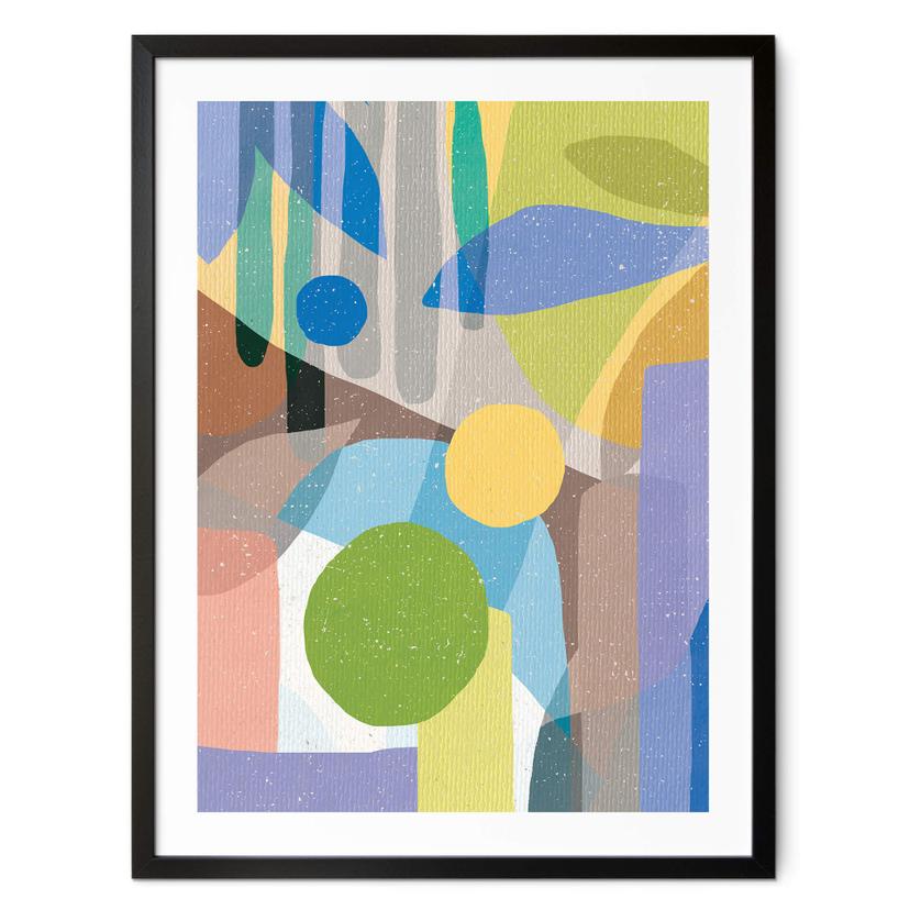 Póster Demir - Botánica de colores