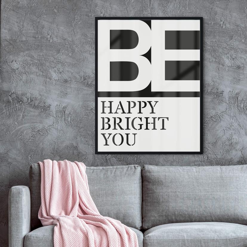 Poster - Be happy be you