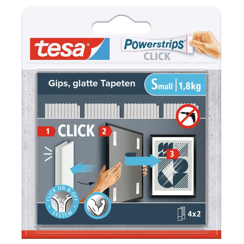 tesa® Powerstrips CLICK 4x2 S