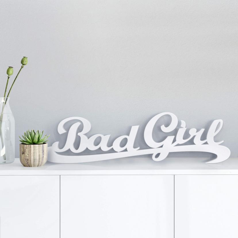 Lettre décorative - 3D Bad Girl