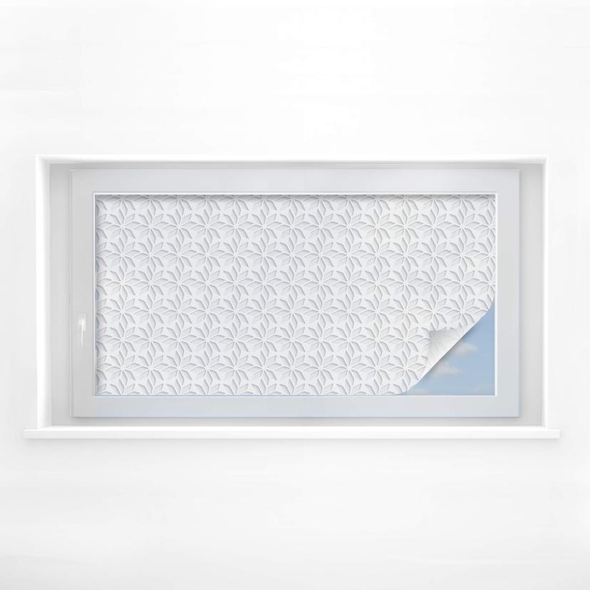 Frozen Flowers privacy film - Panorama