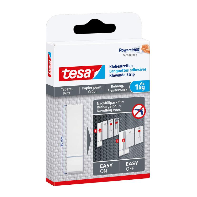 tesa® Selvklæbende Tapet & Gips, 1 kg