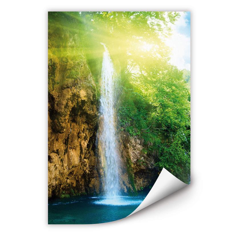 Poster autocollant - W - Cascade