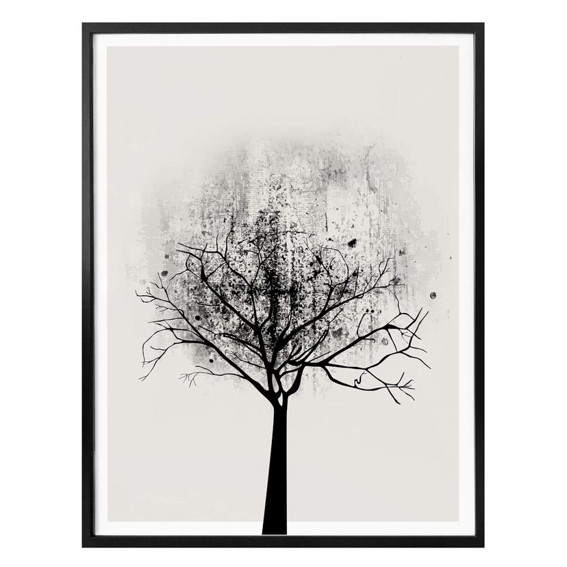 Poster Kubistika - Etude d’un arbre 04