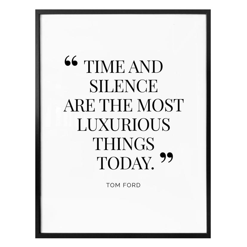 Plakat - Time and Silence