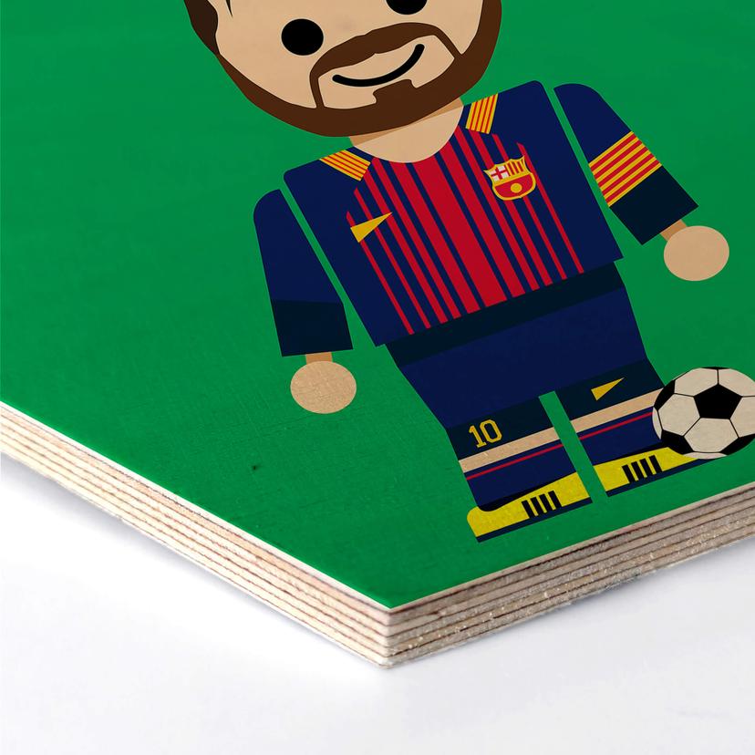 Esagoni in legno Gomes - Messi