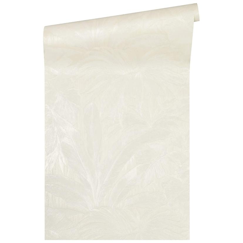 Versace fleecetapet Giungla palme creme, sølv