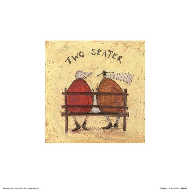 Plakat Sam Toft - Two Seater kunsttryk, Sam Toft (30 x 30 cm)