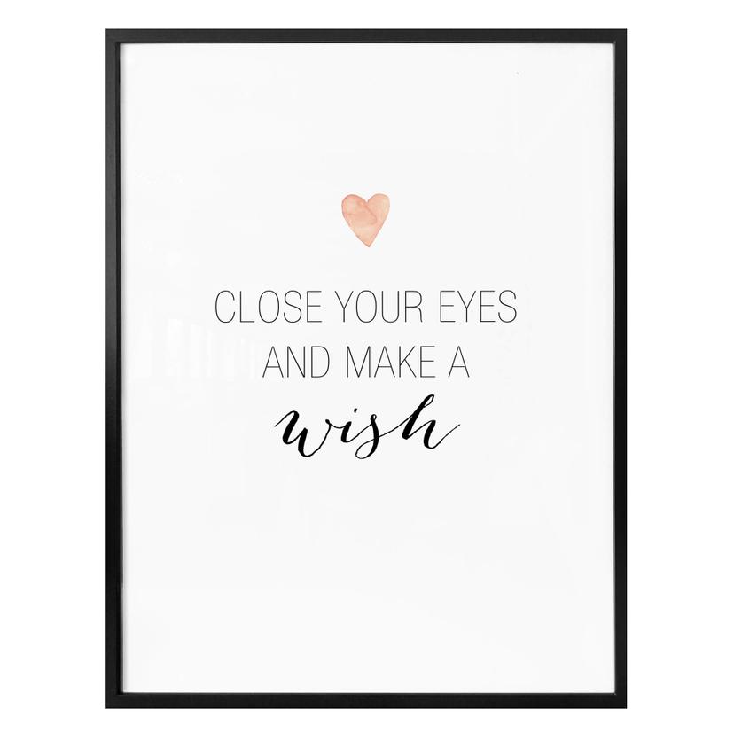 Poster Confetti & Cream - Make a wish