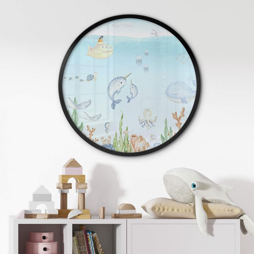 Poster Oliver Robins - Friends Underwater