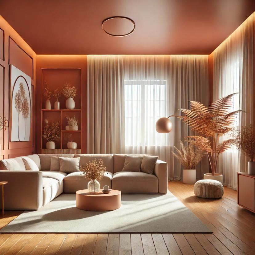 Orange Wandfarbe seidenmatt I Ruddy Rosehip | energiegeladen begeisternd | THE COLOR KITCHEN