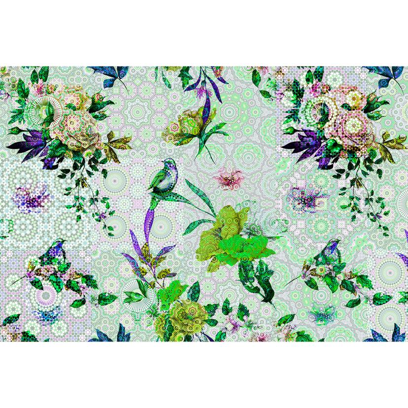Livingwalls Fotomurale Walls by Patel mosaic garden 1