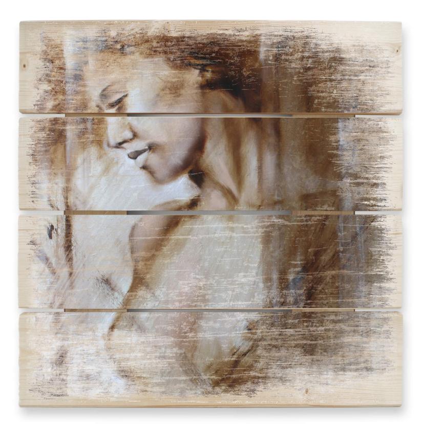 Cuadro de madera Schmucker - Vera - 40x41,5 cm