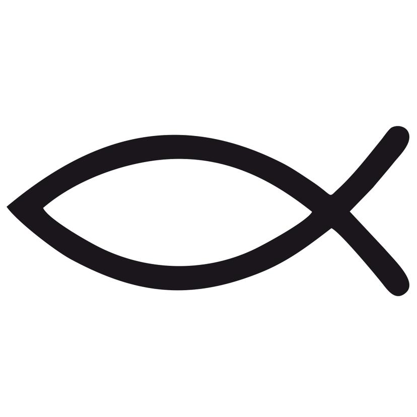 Wallsticker - Bibelsk Fisk