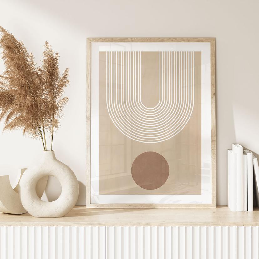 Poster Geometria astratta in equilibrio - Ristova