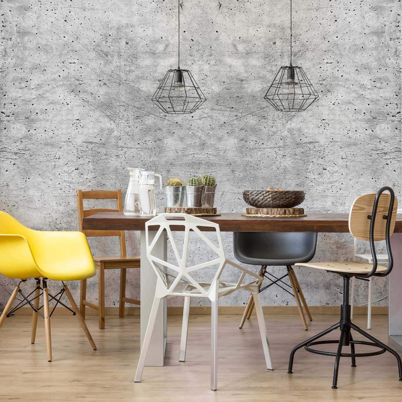 Fotobehang Papierbehang Beton - 366x254 cm