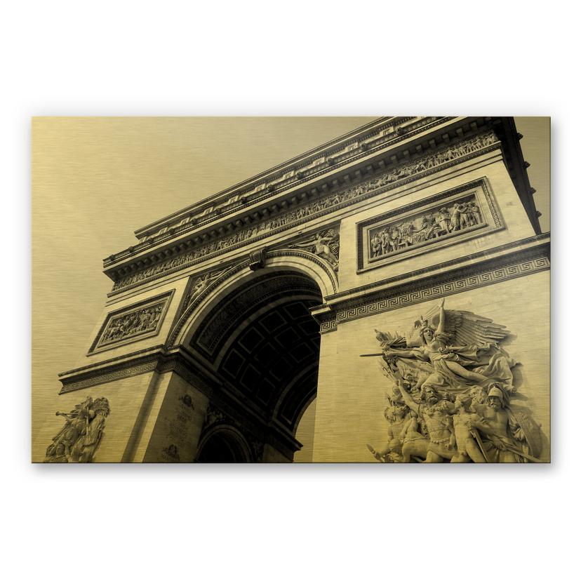 Alu-Dibond Goudeffect - Arc de Triomphe