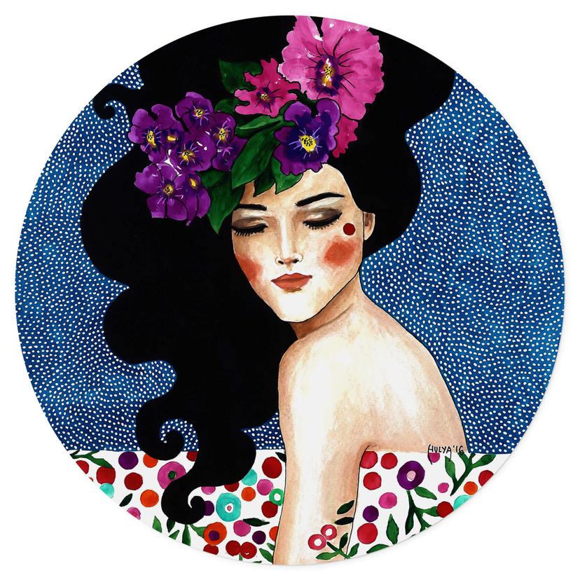 Adesivo murale Hülya - Whispering Heart